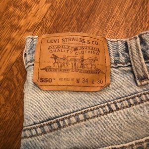 Men’s Vntg Orange Tab 550’s Levi’s - rare!! #9